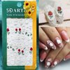 Valentine’s Day Nail Art Stickers, 5D Rose Flower Nail Decals Stereoscopic Embossed Nail Art Supplies Self Adhesive Rose Flowers Valentines Nail Stickers for Women Girls Acrylic Nails Decorations