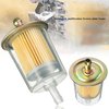 5/16" Universal Fuel Filters Industrial Tractors Cars Trucks Motorcycles Gas Powered Engine Inline Gas Fuel Line 5 Pack