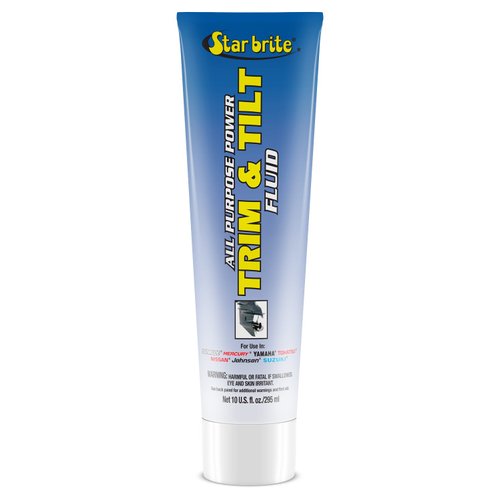 STAR BRITE PRO Star Power Trim & Tilt Fluid - Super Premium All Purpose Hydraulic Fluid for Trim Tabs, Power Tilt & Steering Systems - Anti-Wear, Anti-Foam - Outboard & Stern Drive Systems (028510)