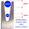 Small Cap Opener for Paint Tubes, Toothpaste Tubes, and Other Twist-Off Tops | Grip Aid for Arthritis | Pochade Box Accessory