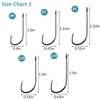 Baitholder Fishing Hooks Barbed Shank Beak Bait Holder Hooks Black Carbon Steel Offset Jig Fishing Hooks Saltwater Freshwater #2