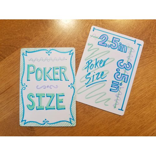 Apostrophe Games Blank Playing Cards (Poker Size Uncoated Cards) 2.5" x 3.5", 180 Blank Cards, Flash Cards, Board Game Cards, Study Guide Cards