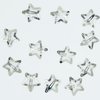 GKETN 12 PCS 1.61" Star Hair Clips Snap Hair Barrettes Non Slip Star Hair Accessories Women 2000s Y2K Silver Metal Hair Clips