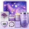 Birthday Gifts for Women - Perfect Lavender Gifts Basket Set for Women, Best Friend Sister Mom Birthday Gifts for Women Her - Lovely and Creative Present Ideas