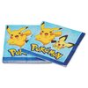 Pokemon Luncheon Napkins - 6.5" x 6.5" (Pack of 16) - Bold & Eco-Friendly Design - Perfect for Parties & Events
