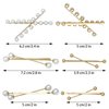 6 Pcs Gold Hair Bobby Pins Pearl Hair Clips X Shaped Hair Barrettes Metal Hair Pin Decorative Wedding Bobby Pins Small Cute Hair Styling Accessories for Women Girls