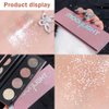 4 Colors Highlight Pink-Purple Eyeshadow Palette, SHANY Cosmetics Shimmer Eyeshadow Palette, Cruelty-Free and Vegan Formula, Glitter Shimmer Eyeshadow for Professional Makeup