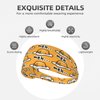 DSSWTP Gudetama Cute Workout Headbands Fashion Sports Sweatbands Yoga Hairbands for Fitness Elastic Athletic Non Slip Wicking Headscarf for Men Womens Girls Summer Accessories Elastic Bands