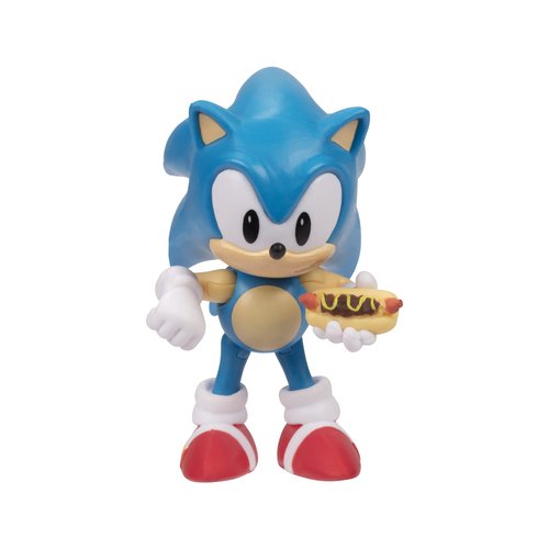 Sonic The Hedgehog 2.5-Inch Action Figure Classic Sonic with Hot Dog Collectible Toy