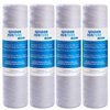 GOLDEN ICEPURE 5 Micron 10" 2.5" Whole House String Sediment Water Filter Compatible with Dupont WFPFC4002, EPW2, EPW2VC, EPW2C, WP-5, AP110, CFS110, WFPFC4002, CW-MF 4PACK