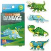 BioSwiss Bandages, Baby Dino Shaped Self Adhesive Bandage, Latex Free Sterile Wound Care, 24 Count