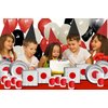 Japan Flag Birthday Party Supplies Set Plates Napkins Cups Tableware Kit for 16