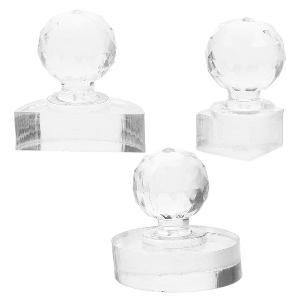 FOMIYES 3pcs Stamp Eyeshadow Highlighter Repairing Wedding Eye Shadow Pressure Eyeshadow Stamper Eyeshadow Applicator Eyeshadow Makeup Stamp Stamper