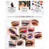 Waterproof Matte Gel Eyeliner Pot- Red Long Lasting Cream Eyeliner Eyebrow Gel, High Intensity Pigments Smudge-proof Eye Liner Brow Cream, for Halloween Cosplay Show Eye Liner Brow Face Makeup-#117