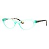 JuicyOrange Womens Magnified Reading Glasses Cateye Fashion Frames Spring Hinge Mint +1.50
