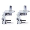 Pro Trucker Lot of (2) 3-Way Single Groove CB Radio Antenna Mirror Mounts
