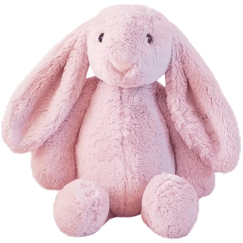Joojies Pink Bunny Stuffed Animal - Medium 16" Adorable Soft Plush Toy | Cute Rabbit Plushie Decor and Gift for Valentines, Easter, Birthdays, Baby Showers |