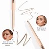 Organic Eyebrow Pencil Makeup， Medium Brown,Waterproof Eyebrow Pencil，Dual-Sided Eyebrow Brush For It Face Makeup Cosmetics (104 Medium Brown)