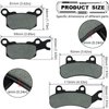 LOCOPOW Front & Rear Brake Pads for Can Am Defender Traxter HD10 1000 HD8 800 HD9 HD7 HD5 XMR DPS XT XTP 2016 2017 2018 2019 2020 2021 2022 2023