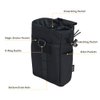 EXCELLENT ELITE SPANKER Molle Dump Pouch Drawstring Magazine Utility Pouch Folding Dump Pouch Waist Bag(Black)