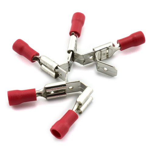 DZS Elec 30pcs A.W.G 12-10 16-14 22-16 Crimp Connector Kit PVC Semi-Insulated Piggy Back Spade Quick Splice Male/Female Wire Terminals