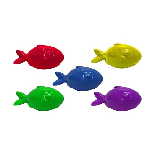 Multipet Zoomies Latex Fish Dog Toy, 7"