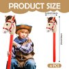 4 Pcs Inflatable Stick Horse, KUAOOAUK Inflatable Horsehead Stick Balloon, Cute 37 Inches Horse Stick for Kids Horse Birthday Decorations Christmas Cowgirl Cowboy Party Supplies