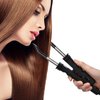 Hair Extension Iron, 35W Portable Hair Extension Connector Iron Adjustable Temperature Hair Connector Hair Extensions Tool for Salon Home Hairdressing Use, Black, US Plug 110V