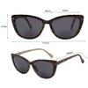 VITENZI Bifocal Sunglasses for Women, Reading Sunglass with Readers, Cat Eye, Gela in Beige 2.50