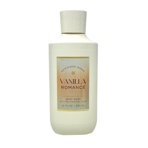 Bath & Body Works Vanilla Romance 3 Pack Body Wash Set with a Natural Oats Bar Soap - Full Size