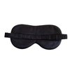 Aroy Luxury Silk Sleep Mask 100% Mulberry Silk Eye Mask/Anti-Aging (Black)