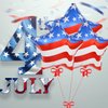 18 Pieces 18 Inches American Flag Stars Balloons, USA Red White Blue Aluminum Foil Balloons for 4th of July, Independence Day Patriotic Birthday Party Decorations