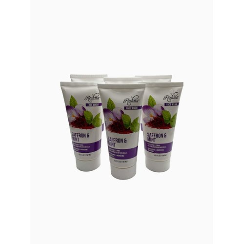 Reshma Beauty Saffron &amp; Mint Face Wash Cleanser for All Skin Types Dull Skin Glowing Skin Deep Cl...