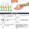 Snake Temporary Tattoo Stickers for Kids Lizard Reptile Birthday Party Decorations Supplies Themed Party Favors Decor Cute Gifts School Prizes Rewards