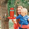 Hummingbird Feeder, Hummingbird Feeders for Outdoors Hanging ant and Bee Proof, Humming Birds Feeders for Outside, Plastic Hummingbird Feeder, Humming Bird Feeder, Hummingbird Feeder ant Guard 23 OZ
