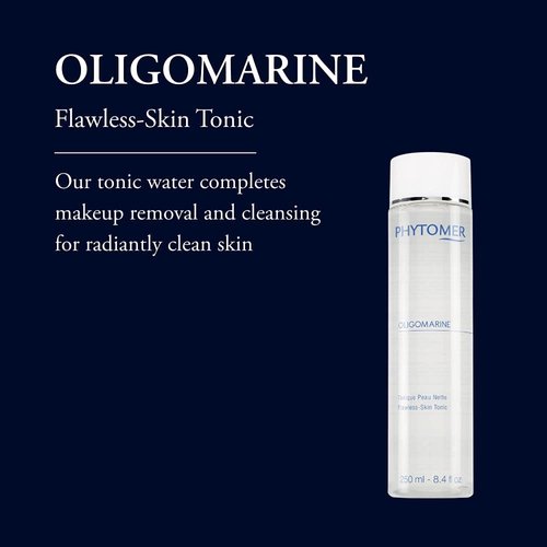 PHYTOMER Oligomarine Flawless Skin Facial Tonic | Soothing Anti Aging Face Tonic | Make-up Remover, Face Cleanser | Hydrating Face Toner | Fresh, Toned, Clear Skin | 250ml