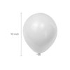 Latex White Balloons for Party 100 pcs 12 inch Macaron White Balloons for Baby Shower Birthday Wedding Engagement Anniversary Festival Picnic or any Friends & Family Party Decorations