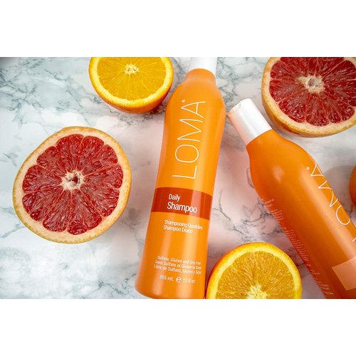 LOMA Daily Shampoo (clear formula) and Daily Conditioner (DUO PACK) 12 Ounce Each