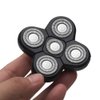 5 Head Shaver Heads, 2PCS Shaver Blade Heads Shaver Replacement for Electric Razor Shaving Bald Tool, Head and Face Electric Razor Shaver Head, Not Fit for Remington Razors