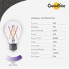 Goodlite 5000k G-83446 7w A19 LED Light Bulb, 850 lumens 60-Watt Equivalent E26 Base Super White Dimmable Clear