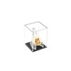 Championship Ring Display Case Baseball Rings Clear Challenge Military Coin Display Case Box Stand Holder UV Protection