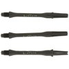 LSTYLE Dart Shafts: Carbon Fiber - 2BA Thread - for Soft Tip and Steel Tip Darts - Size 370 (Extra Long)
