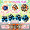 SevenQ Toy Cars for Kids Ages 4-8, 56Pcs Monster Truck Toys Pull Back Cars with Storage Box, Race Cars Party Favors for Toddler Toys Pinata Goodie Bag Stuffers Christmas Treasure Box Classroom Prizes