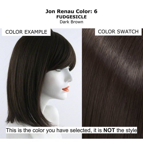 Bundle - 4 Item: EasiFringe HD Clip in Bang, Christy's Wigs Q & A Booklet, Synthetic Shampoo & Wide Tooth Comb - Color: 6