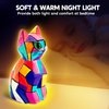 Klever Kits DIY Night Light- Paint Your Own Cat Lamp- Arts & Crafts Kit School Activities Art Supplies Painting Kits, Birthday Gifts for Girls Boys Aged 6+