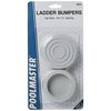 Poolmaster 36626 Swimming Pool Ladder Bumper Cap Set, Outside Plug Fit, 2-3/4-Inch Diameter, Medium, White