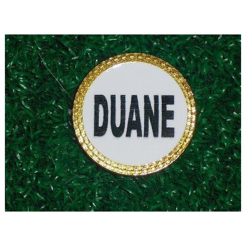 Gatormade Personalized Golf Ball Marker Duane