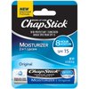 ChapStick Moisturizer 2-in-1 Lipcare SPF 15, Original – Sunscreen Lip Balm with Aloe Vera and Vitamin E, 0.15 Oz Ea
