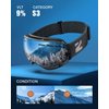 Zionor X Ski Snowboard Snow Goggles OTG Design for Men & Women with Spherical Detachable Lens UV Protection Anti-Fog