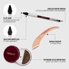 i-ENVY Brow Lamination Kit – Natural Looking Hold Brow Wax with Applicator and Brow shaper – Silicone Bristle Eyebrow Brush, Clean Look, Stay All Day (Dark Brown)